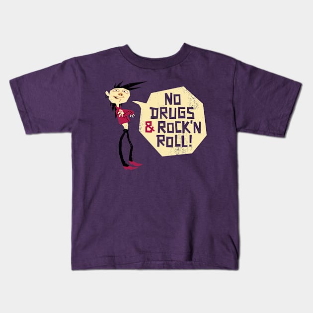 No drugs & rock'n Roll Kids T-Shirt by grootfontein